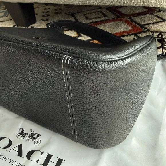 Coach Cary Shoulder Bag Gunmetal - Picture 8 of 16